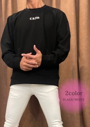 ★ ★メンズ トレーナー スウェット  Jeans BlackEyePatch】SUPERCAR LOGO HALF ZIP SWEAT スウェット