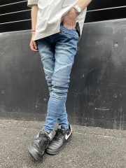 COOKJEANS クックジーンズ メンズ デニムバイカー パンツ(mens/メンズ)