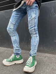 COOKJEANS クックジーンズ バイカー パンツ(unisex/ユニセックス)