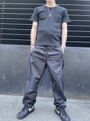 COOKJEANS クックジーンズ PUコンビ ライン パンツ (unisex/ユニセックス)