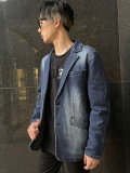 【リニューアル再販】COOKJEANS クックジーンズ デニム テーラード ジャケット (Men's/メンズ)