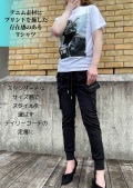 COOKJEANS クックジーンズ  フォトデニムプリント 半袖Tシャツ(unisex/ユニセックス)