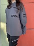 COOKJEANS クックジーンズ 立体刺繍 長袖Tシャツ(Unisex/ユニセックス)