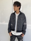 COOKJEANS クックジーンズ 2トーン メッセージ ジャケット (Unisex/ユニセックス)