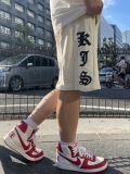 COOKJEANS クックジーンズ PUワッペン ハーフ パンツ (unisex/ユニセックス)