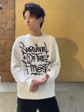 COOKJEANS クックジーンズ FITTEST プリント ニット(Unisex/ユニセックス)