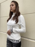 COOKJEANS クックジーンズ 裾袖 CKJS ロゴ ニット(Unisex/ユニセックス)