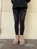 COOKJEANS クックジーンズ ナイロン切替 刺繍付き ジャージパンツ (unisex/ユニセックス)