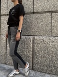 【新色入荷】COOKJEANS クックジーンズ  ダガー コンビ パンツ(unisex/ユニセックス)