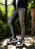 【新色入荷】COOKJEANS クックジーンズ  ダガー コンビ パンツ(unisex/ユニセックス)