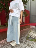 COOKJEANS クックジーンズ ダガーコンビ スカート(Ladys/レディース)