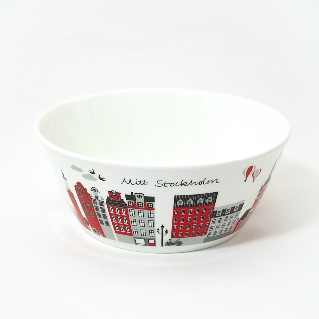 エミリエエーク/ストックホルム/ボウル/レッド