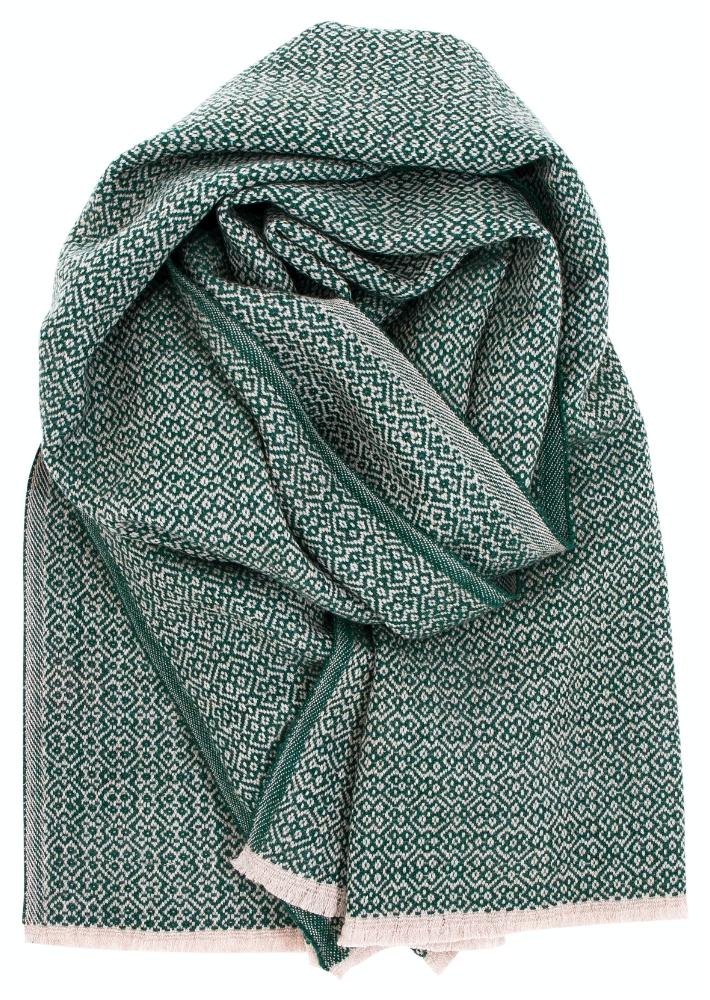 ラプアンカンクリ/ウールスカーフ/KOLI/ベージュグリーン