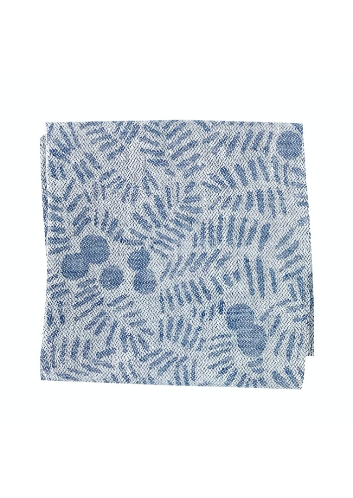 ラプアンカンクリ/リネンハンカチ/KATAJANMARA/ブルー
