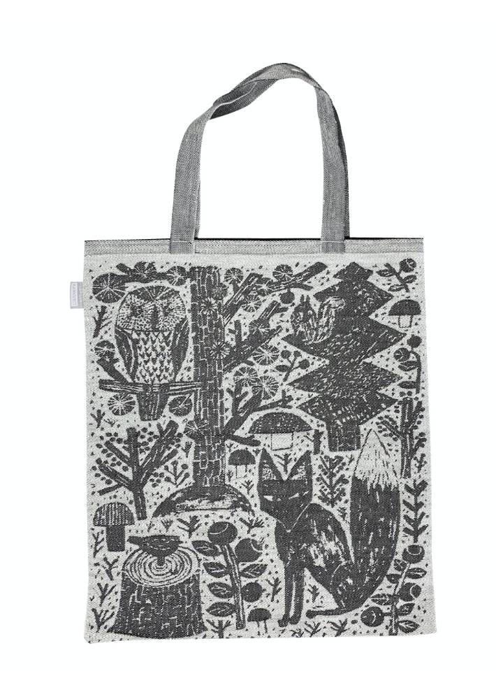 ラプアンカンクリ/トートバッグ/METSIKKO/ホワイトブラック