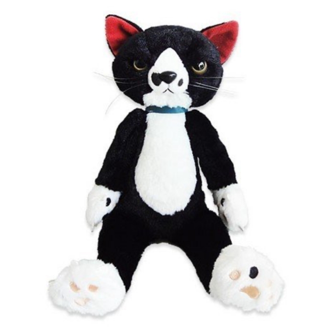 ソックス_スクラッチ_猫のぬいぐるみ_米田民穂