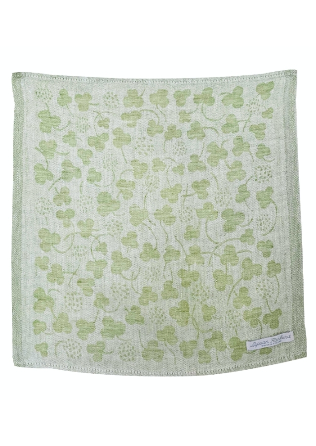 ラプアンカンクリ/リネンハンカチ/APILA/グリーン