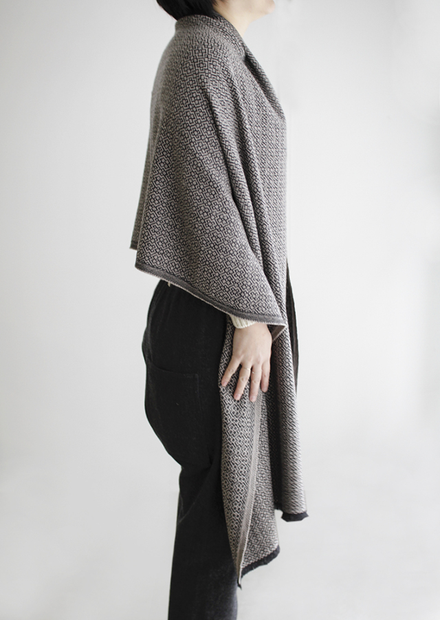 ラプアンカンクリ/ウールスカーフ/KOLI/ベージュブラック