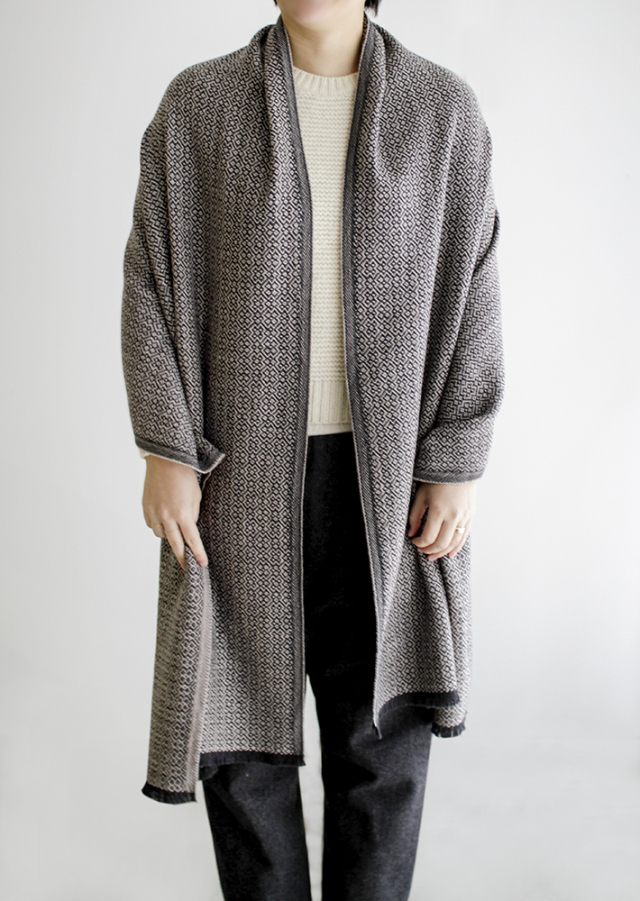 ラプアンカンクリ/ウールスカーフ/KOLI/ベージュブラック