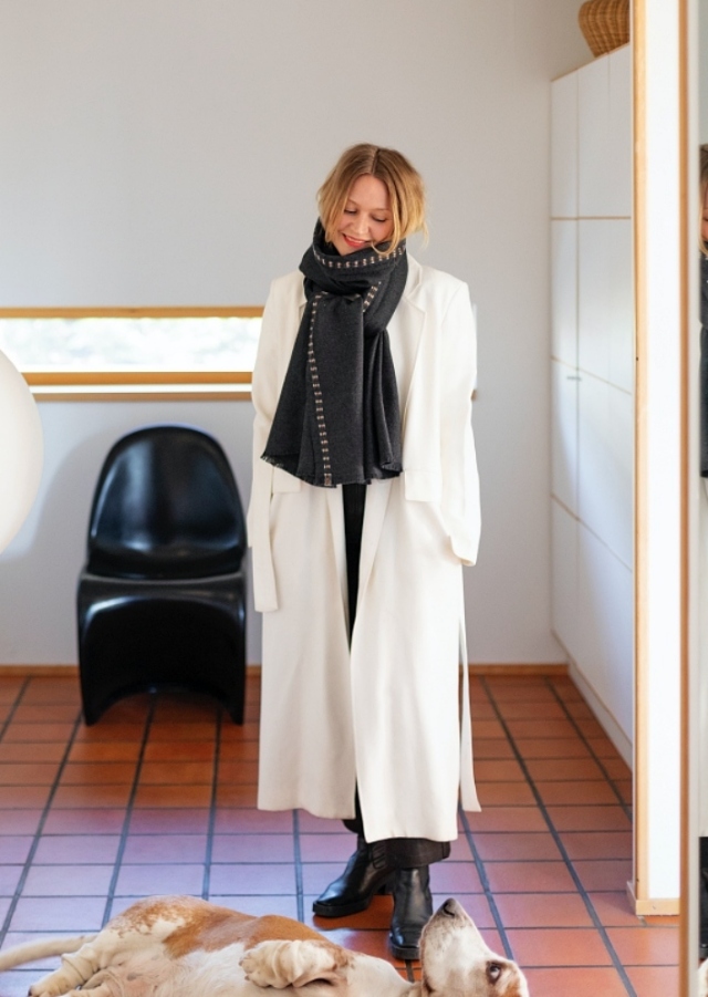 ラプアンカンクリ/ウールスカーフ/SAANA