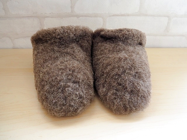 コールドブレーカー/ルームシューズ/ブーティノーヒール/ブラウン