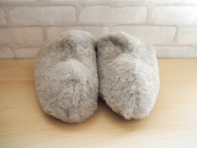 コールドブレーカー/ルームシューズ/ブーティノーヒール/グレー
