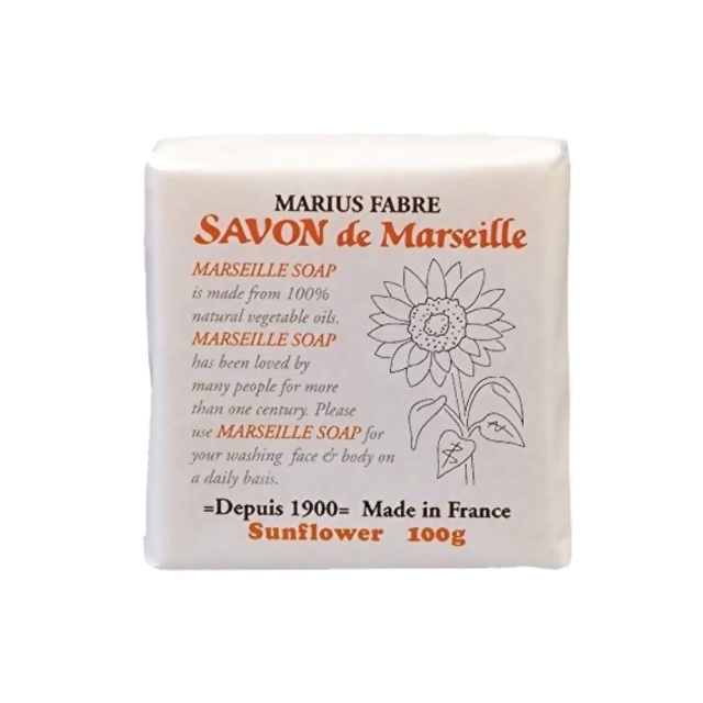 サボンドマルセイユ/サンフラワー/100g/マリウスファーブル