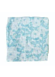 ラプアンカンクリ/リネンハンカチ/KUKKAKETO/ターコイズ