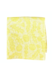 ラプアンカンクリ/リネンハンカチ/VOIKUKKA/イエロー