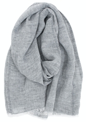 ラプアンカンクリ/リネンスカーフ/LEMPI/メランジェグレー