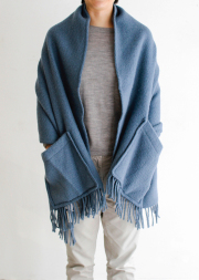 ラプアンカンクリIIDAポケットショール（black-white） IIDA pocket shawl（black-white） LIMITED STOCKS – LAPUAN KANKURIT