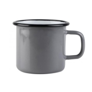 ムールラ｜琺瑯 マグカップ｜グレー L (370ml)