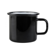 ムールラ｜琺瑯 マグカップ｜ブラック L (370ml)