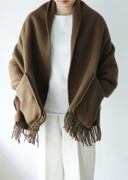 ラプアンカンクリ/ポケットショール/UNI/モカ