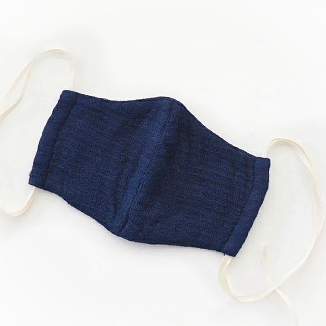 オーガニックコットンマスク/本藍染め/fifu/今治タオル