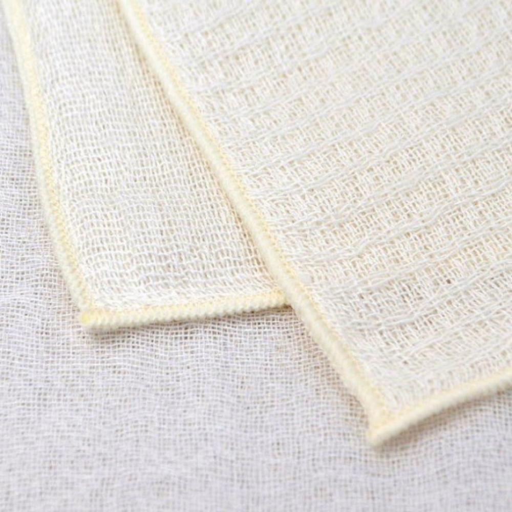 オーガニックコットンタオルハンカチ/生成り/今治タオル