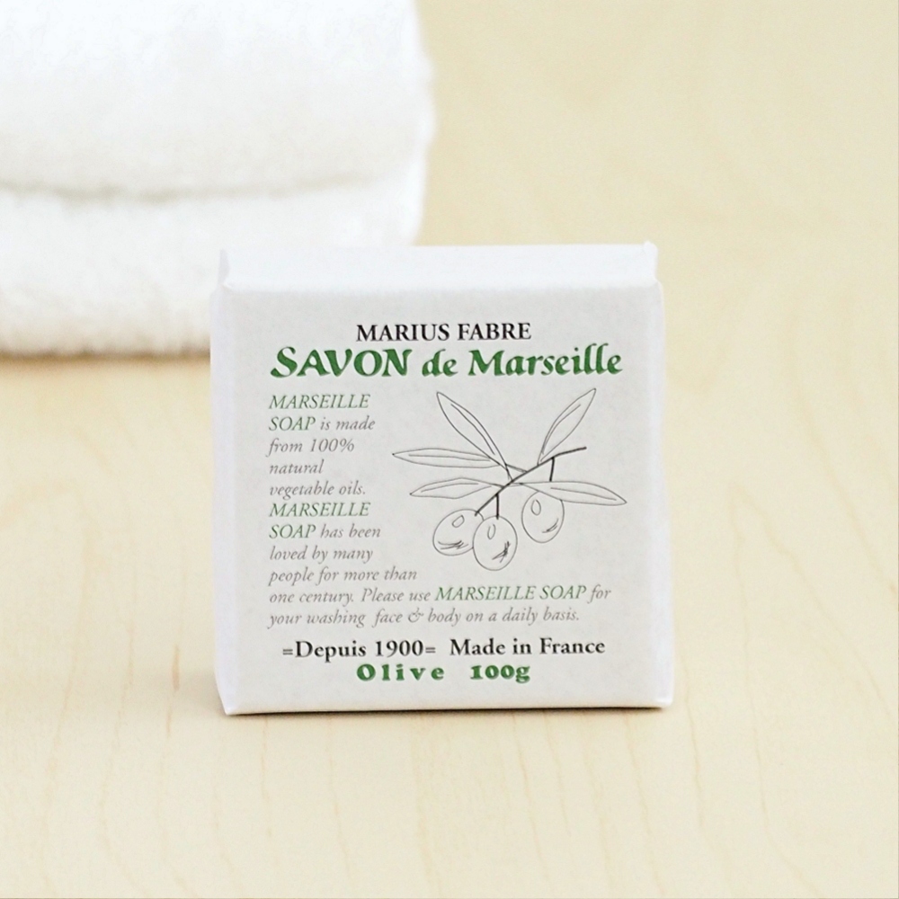 サボンドマルセイユ/オリーブ/100g/マリウスファーブル