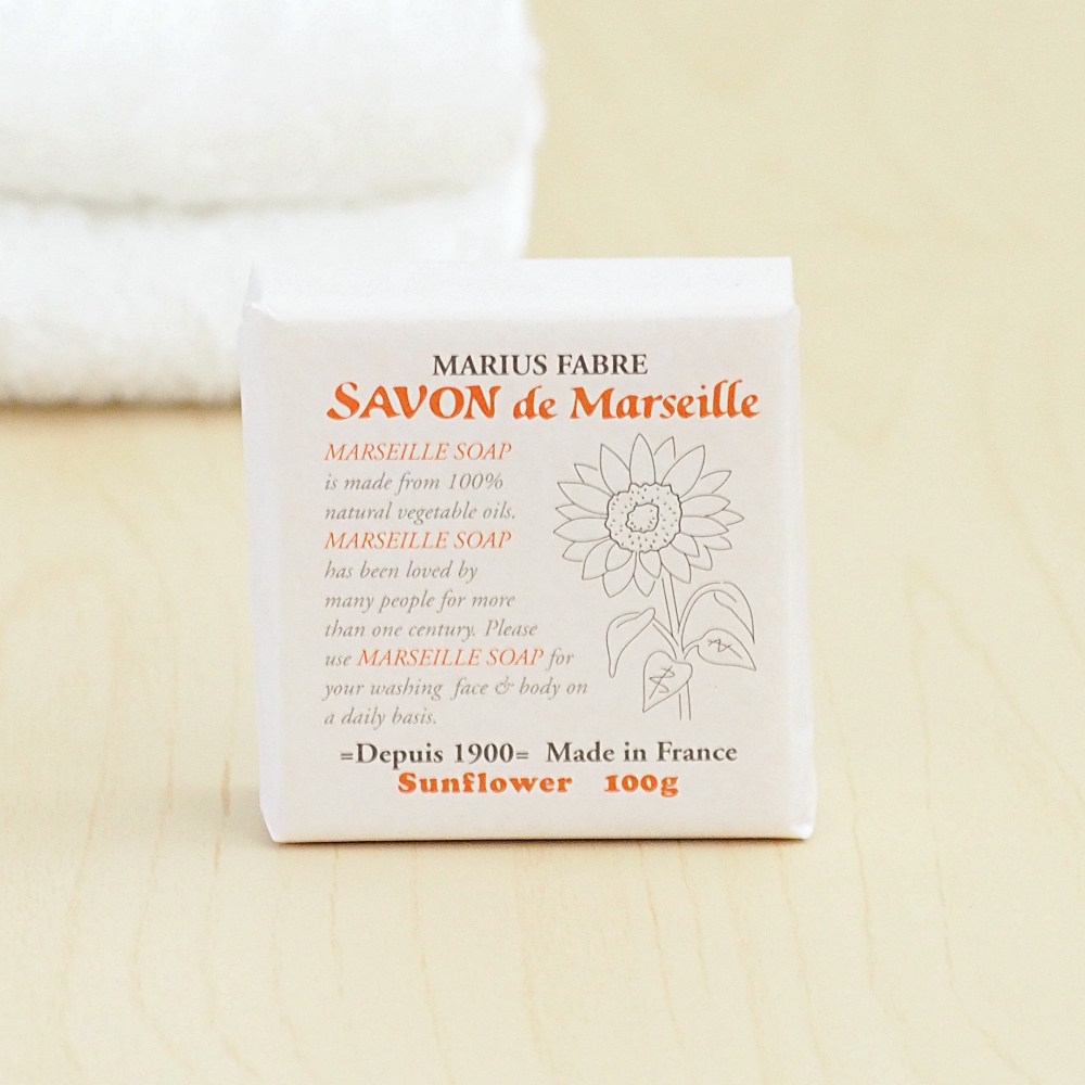 サボンドマルセイユ/サンフラワー/100g/マリウスファーブル