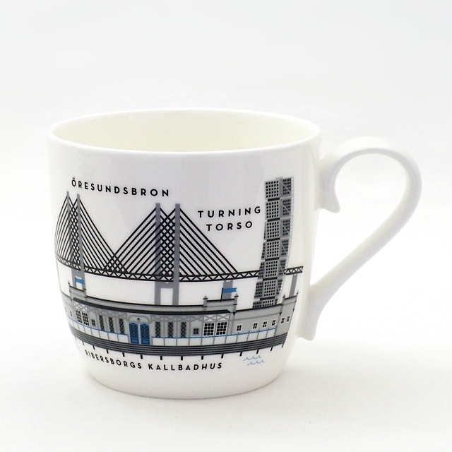 ワンダーランドデザイン/マルメ/マグカップ/ブルー