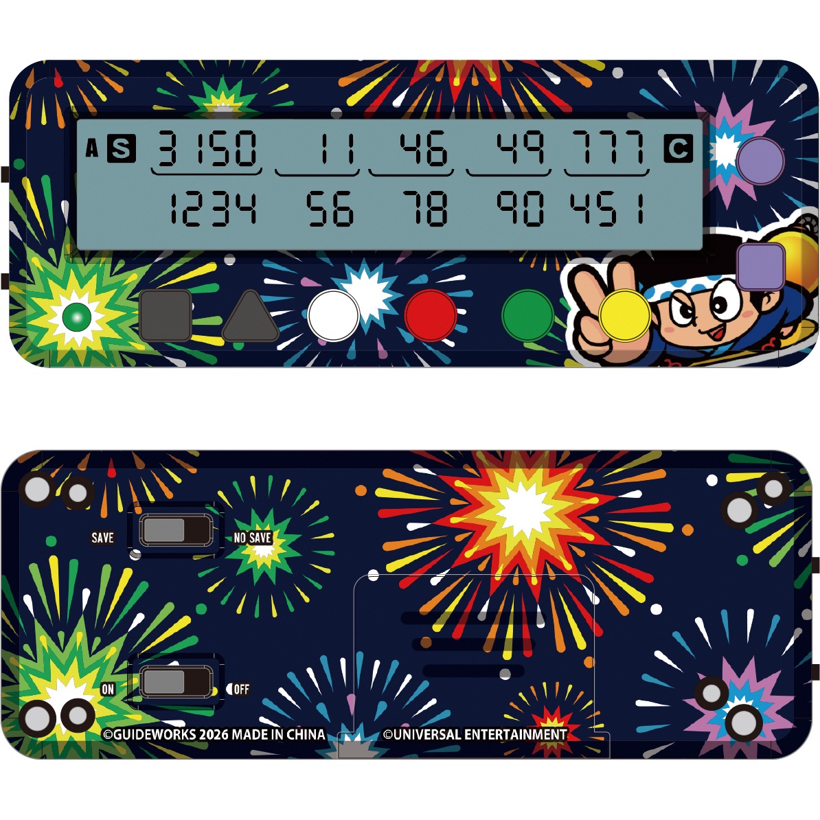 究極攻略カウンター 勝ち勝ちくん クリア プラス 花火柄バージョン ハナビ HANABI 小役カウンター カチカチ君 PLUS