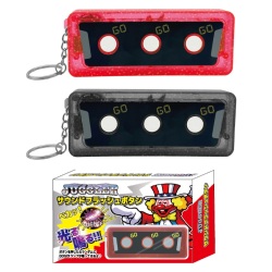 ジャグラー 光る 音が鳴る GOGO ランプ スケルトン サウンドフラッシュボタン5 クリアラメ
