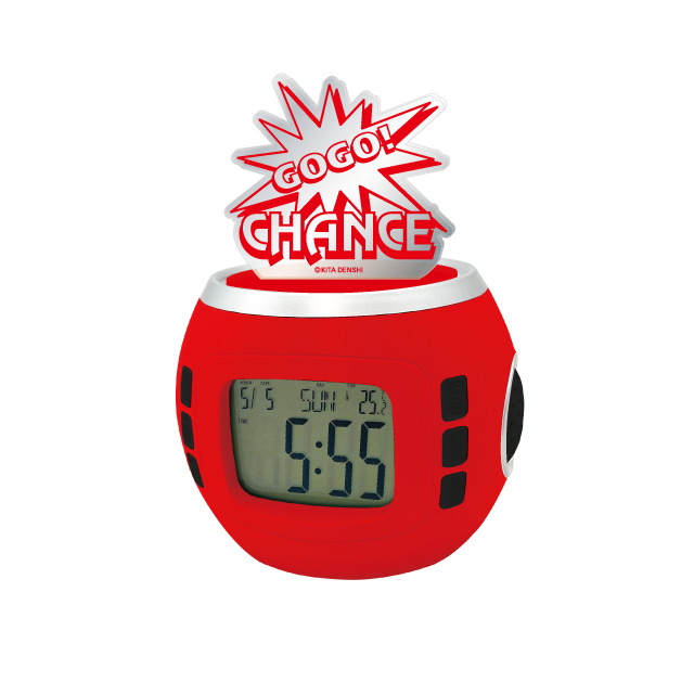 ジャグラー サウンドフラッシュ アクリルクロック / 光る 音が鳴る