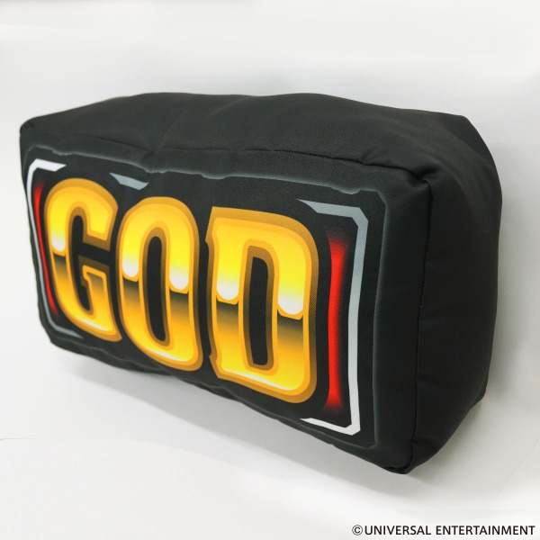 ミリオンゴッド クッション GOD図柄 40cm / パチスロ スロット