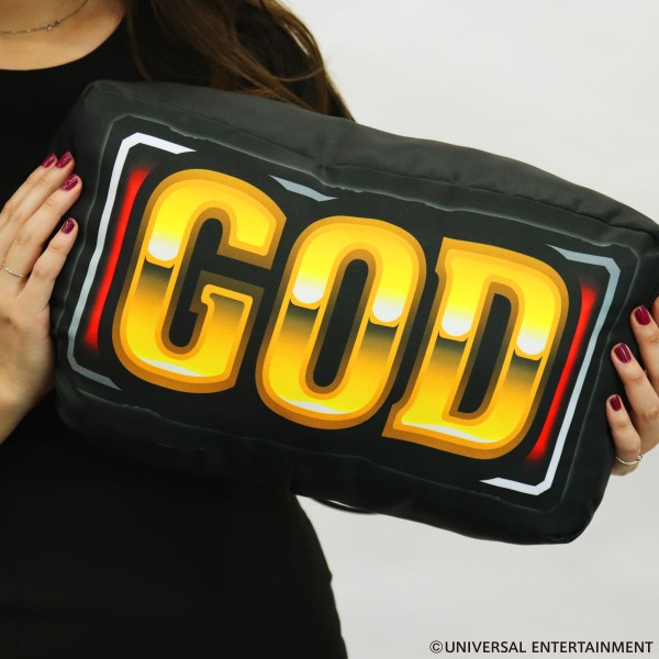 ミリオンゴッド クッション GOD図柄 40cm / パチスロ スロット