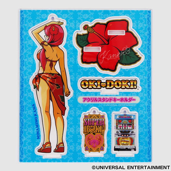 沖ドキ！ カナちゃん アクリルスタンドキーホルダー / パチスロ