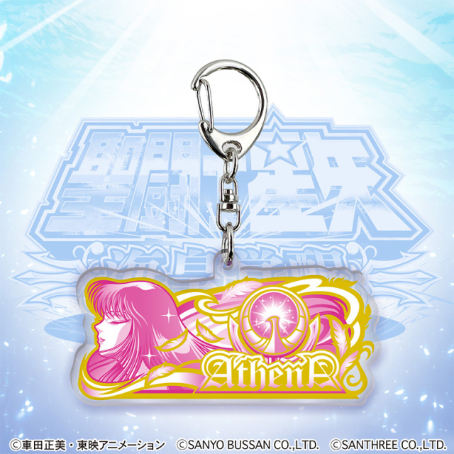 L聖闘士星矢 図柄 アクリルキーホルダー / パチスロ スロット スマスロ