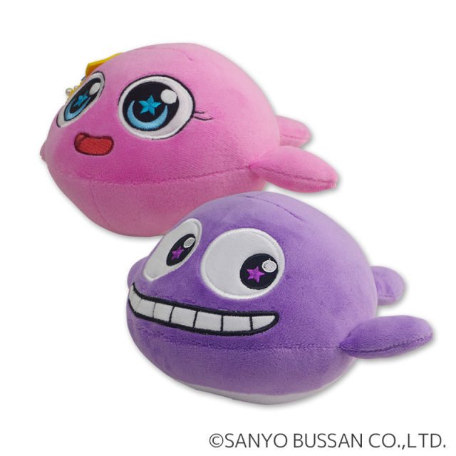 海物語 ミニ ぬいぐるみ クジラッキー パープル クジラブリー ピンク 