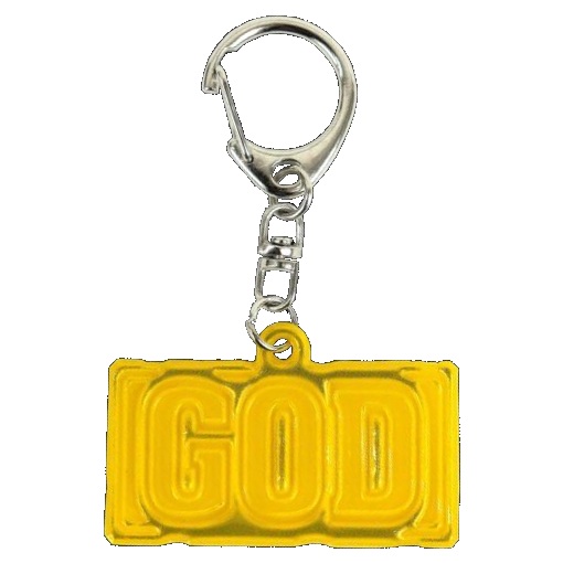 ミリオンゴッド リフレクターキーホルダー GOD図柄