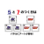 ジャグラー パタパタクロック 置き時計 カレンダー アラーム