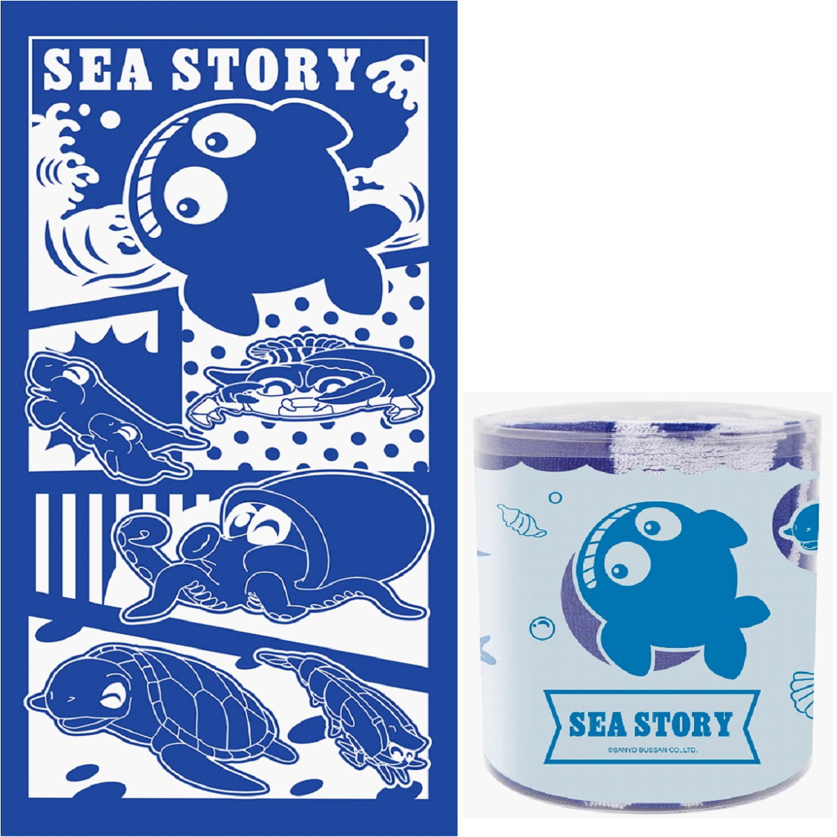 海物語 ジャガードバスタオル Petケース入り パチンコ キャラクター グッズ パチンコ パチスロ キャラクターグッズのpエンタメストア